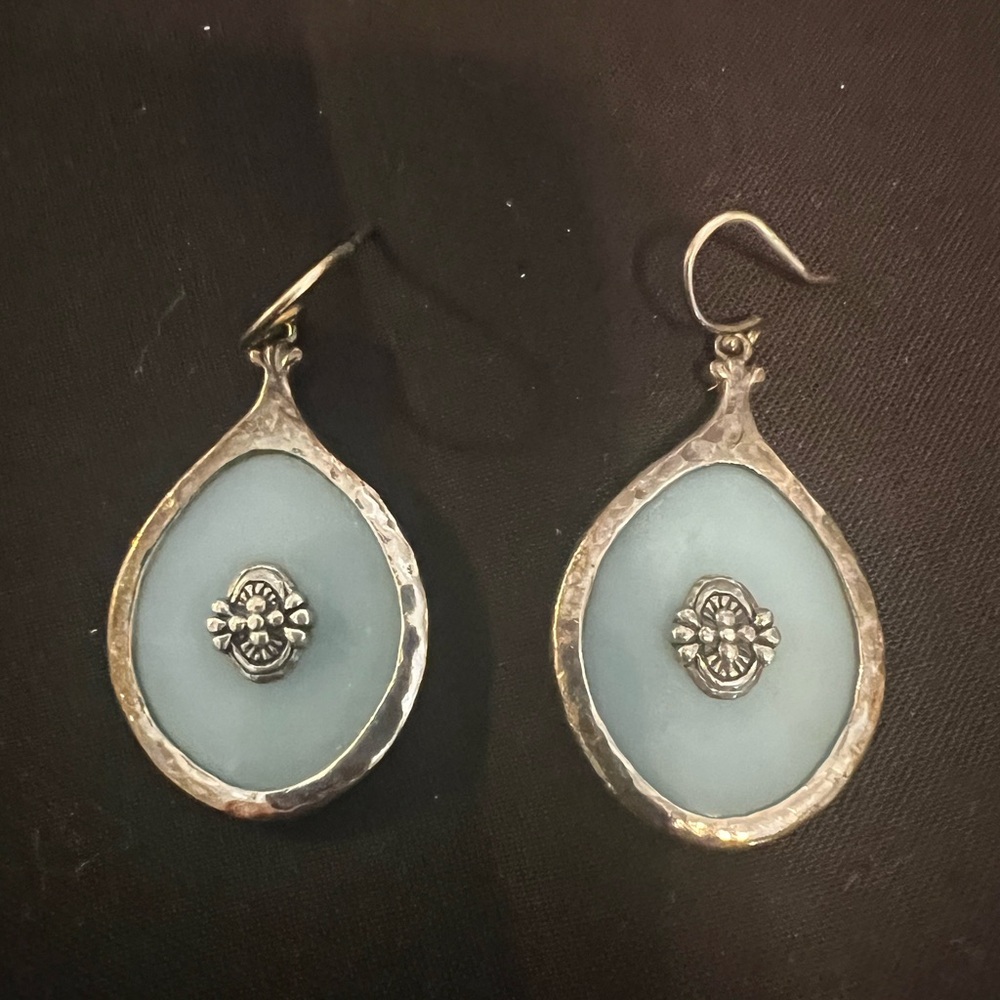 Silpada Blue stone earrings